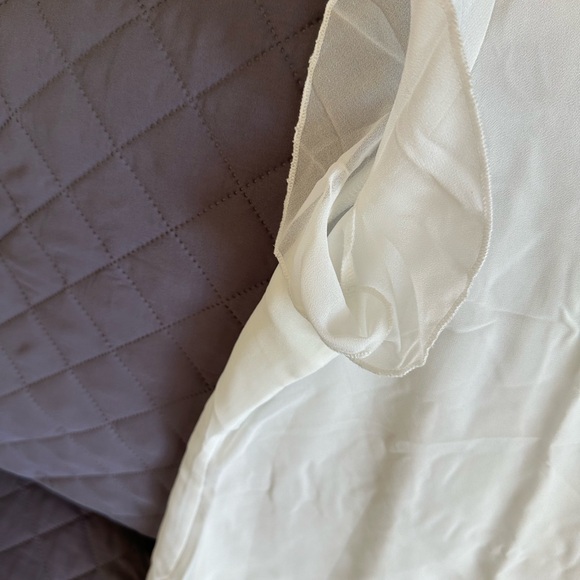 BUNDLE 4/$30NWT LADIES 2XL Alice CO LINED off white BLOUSE feminine cap sleeves - Picture 5 of 11